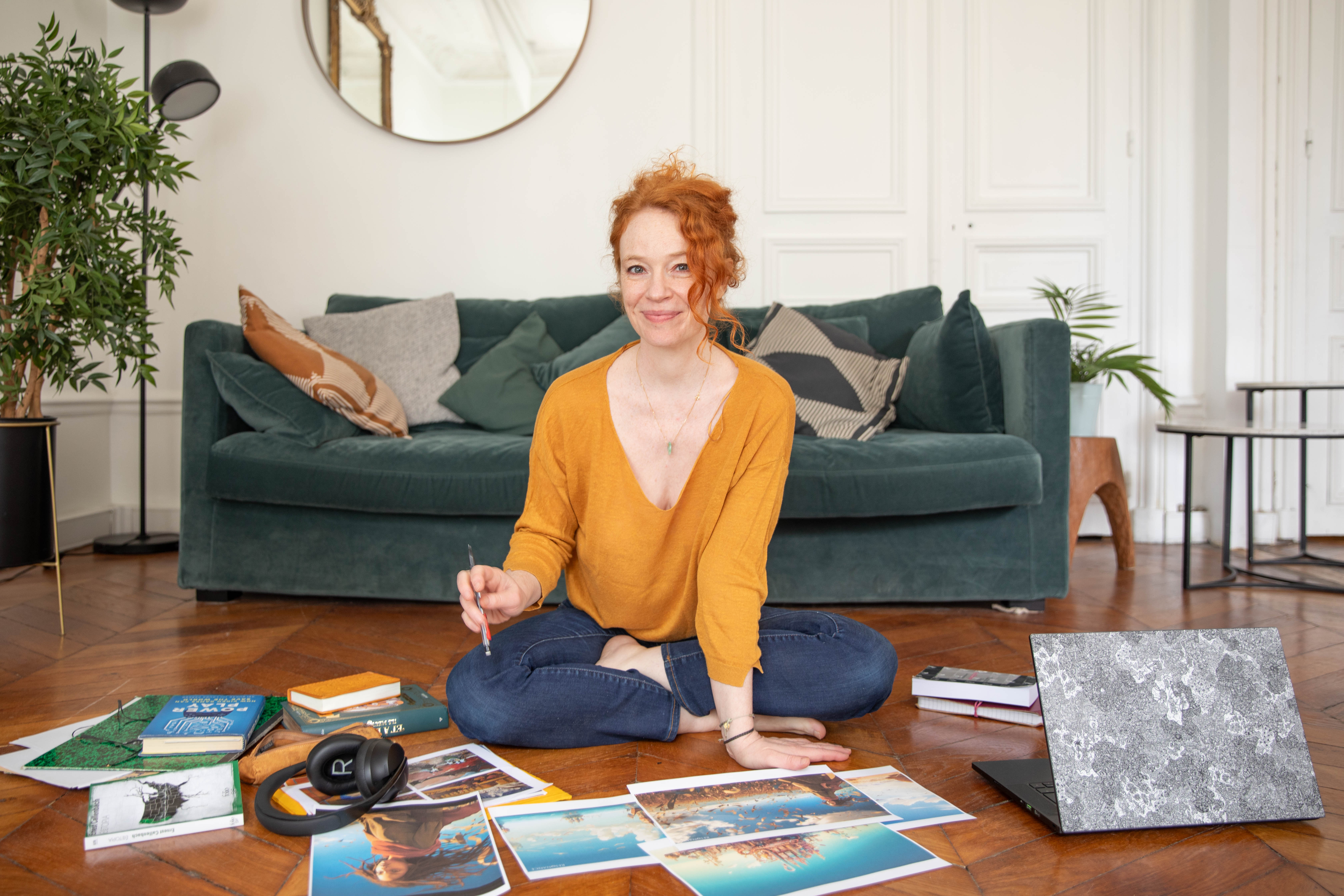 Marianne Tostivint en plein travail